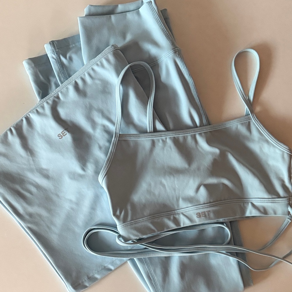 Rare SET Active SPORTBODY 3-Piece Light Blue Set